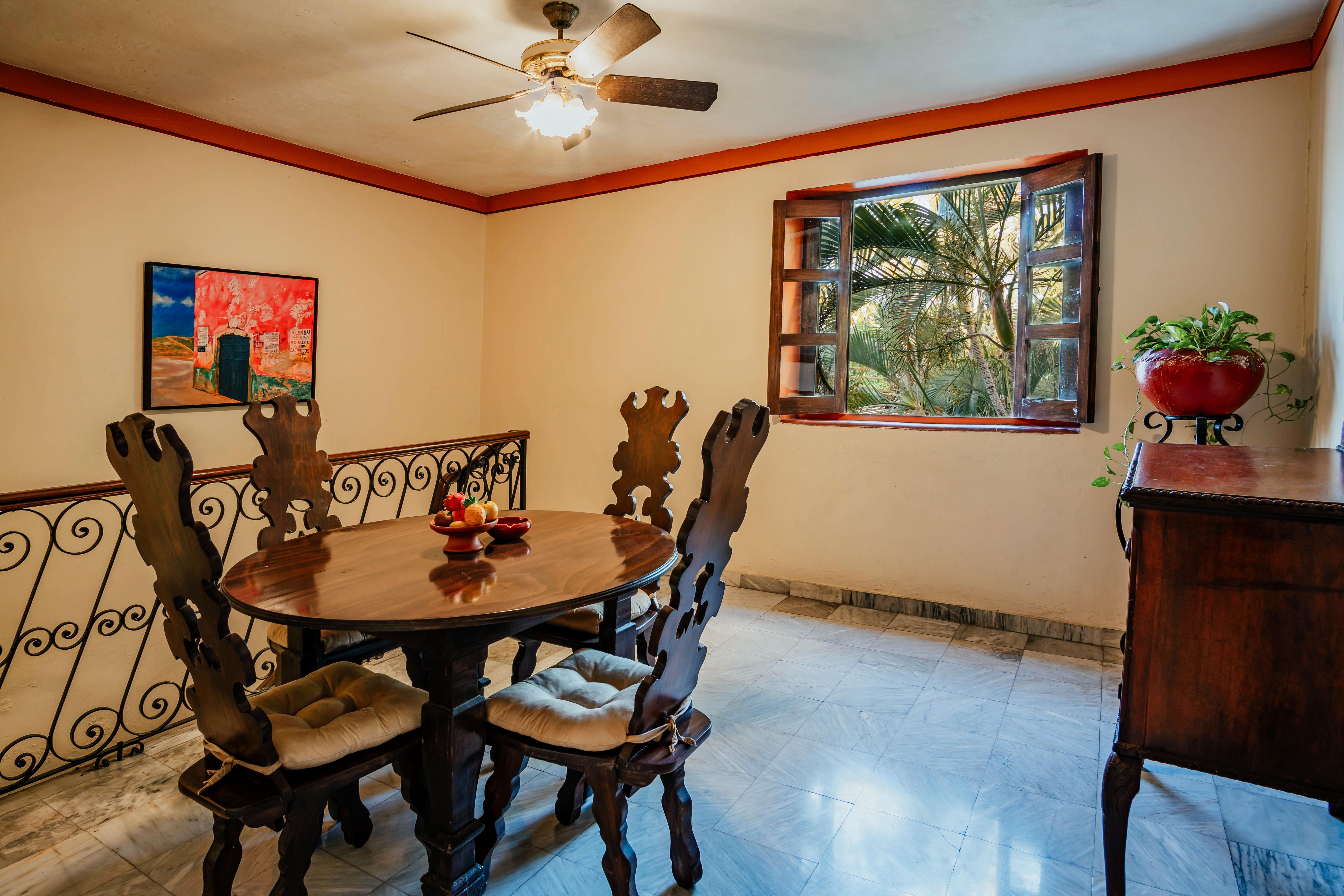 Hotel Casa del Balam Mérida Exterior foto Dining room
